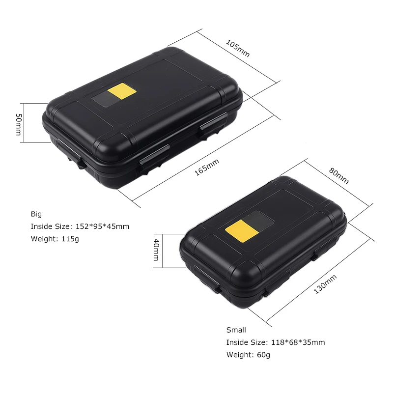 Outdoor Survival Shockproof Protective Travel Storage Box Waterproof Airtight Watertight Sealed Container Dry Carrying Case