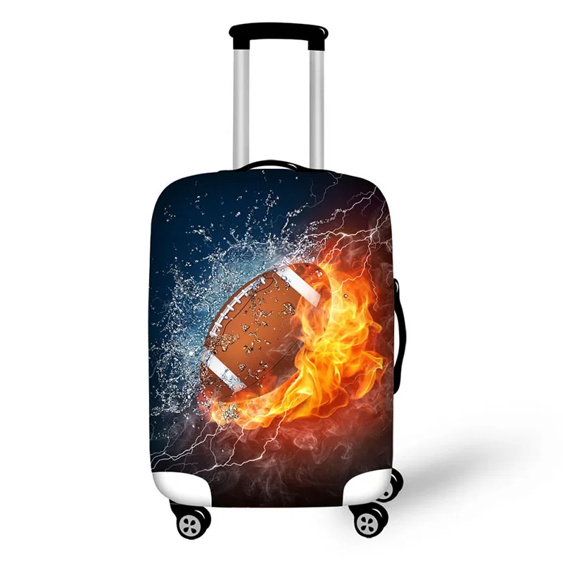 Football Basketball Golf Soccer Patterns Luggage Elastic Suitcase Protective Covers for 18-32 inch Trunk Case luggage Cover Bag