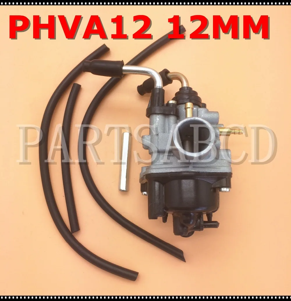 PARTSABCD Carburettor PHVA 12 (PHBN) 12mm For MALAGUTI 12 25/50 AC Phantom, 50 LC Phantom