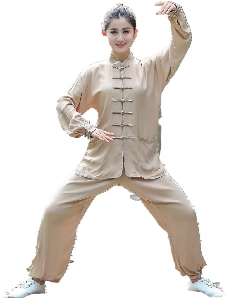 Shanghai Story – uniforme National chinois Tai Chi pour femmes, 100% coton, costume Kung fu, ensemble de vêtements amples à col Mandarin, 5 couleurs