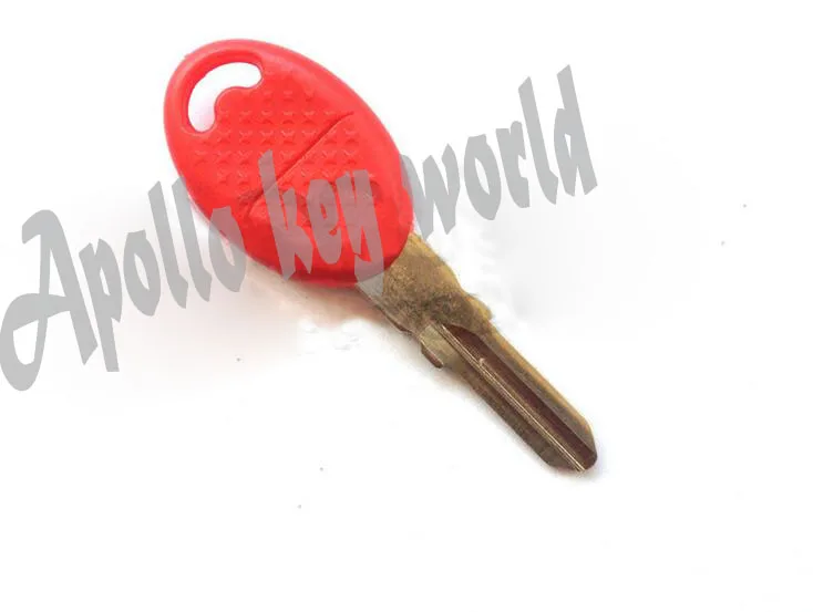 Motorbike Key Embryo Motorcycle Key Blank Uncut Key Blade For Aprilia SXV550 SMV750 1200(Red Color)