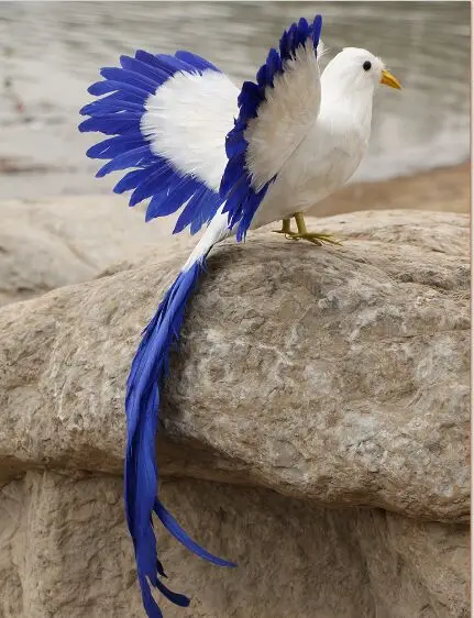 new simulation wings Phoenix Bird toy beautiful long-tailed bird gift about 50cm 1332