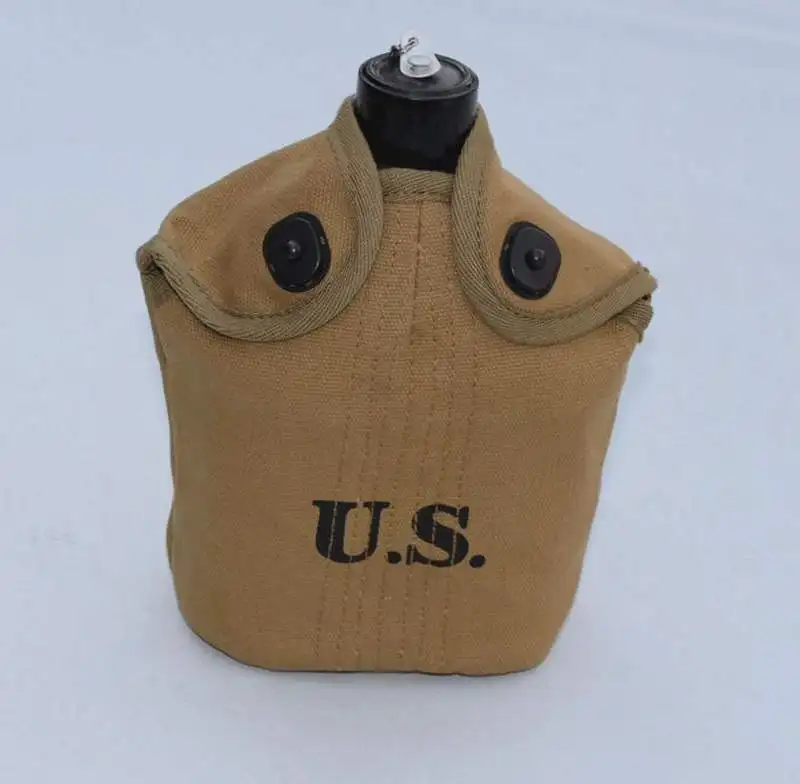 WWII US Army GI M1910 Canteen And Cover - US051