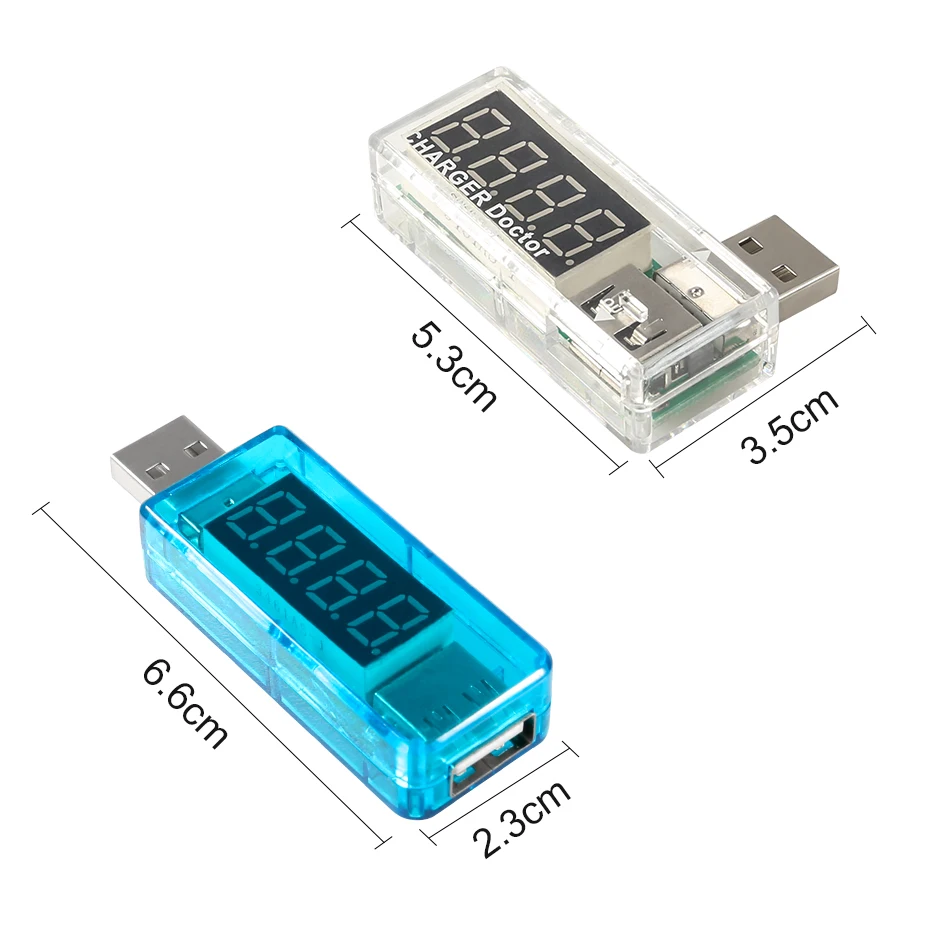 Digital USB Mobile Power Charging Voltmeter Smart Electronics Current Voltage Tester Meter USB Tester Doctor Voltmeter Ammeter