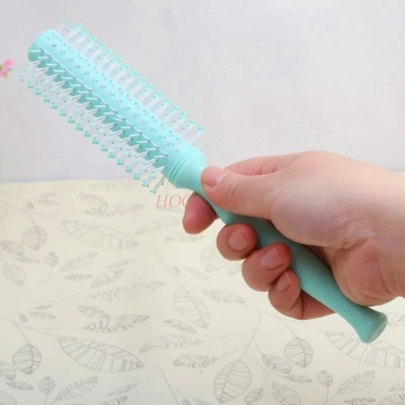 

Hair Salon Curly Volume Combs Buckle Large Roll Pear Head Molding Cylinder Comb Hairbrush Hairdressing Supplies For Female Sale