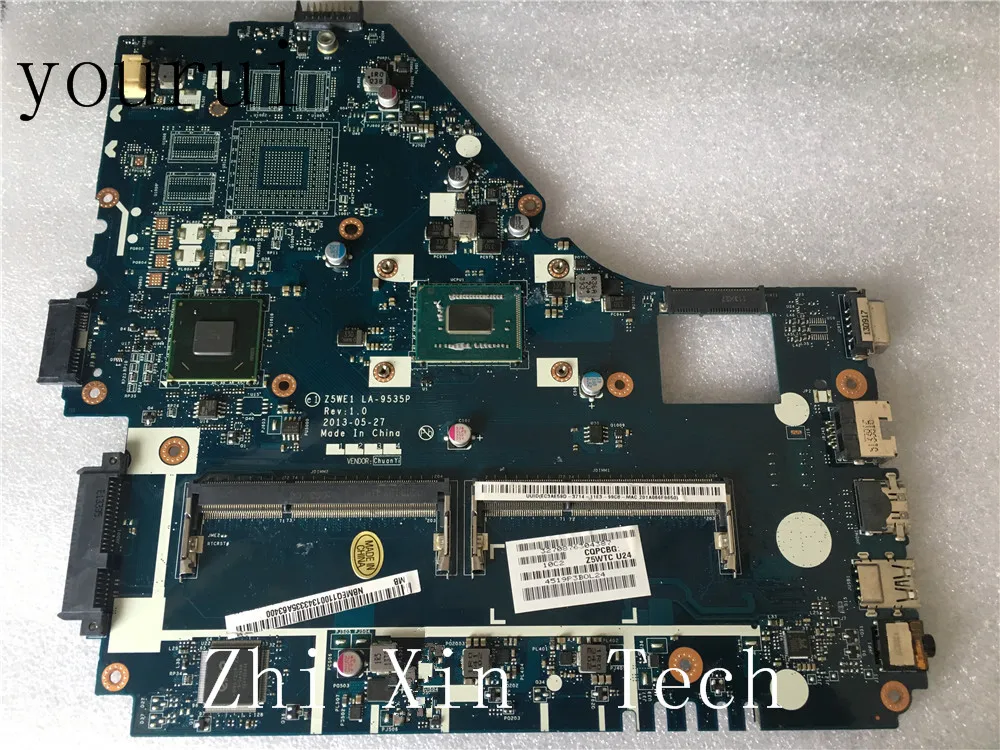 

yourui Z5WE1 LA-95359 For Acer Aspire E1-530 E1-570 Laptop Motherboard NBMEQ11001 NB.MEQ11.001 With 2117u CPU Fully Tested work