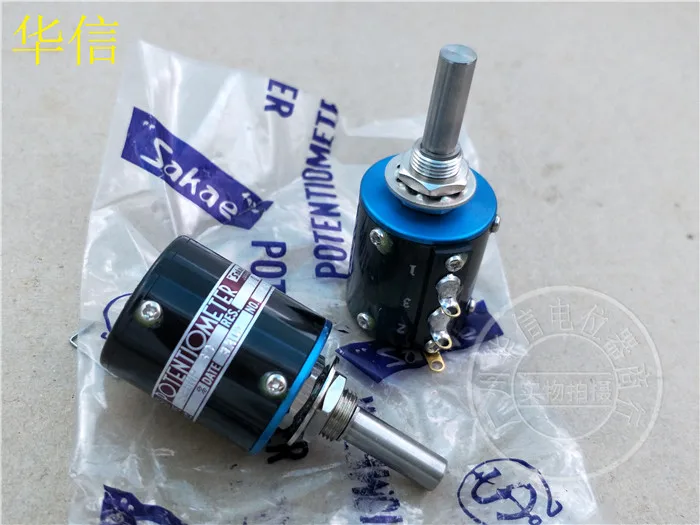 Japan Sakae Precision Variable Resistor S25HP-3C S25HP 1K 3 turns Potentiometer Handle length 28MM switch