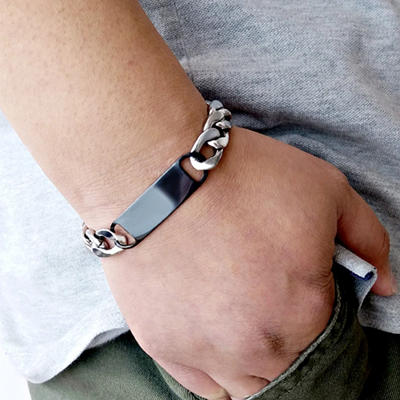 Free Shipping YGK JEWELRY Hot Saless Stainless Steel Bracelets for Men Wedding Band Gift