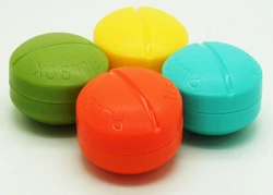 1pc Cute Mini 4 lots Portable Medical round pill box Drug Pill Case medical box organizer