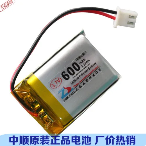 في النواة 600mAh 602535 3.7V ليثيوم بوليمر بطارية 552535 بلوتوث اللاسلكية المتكلم التعلم آلة قابلة للشحن ليثيوم أيون Ce