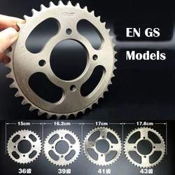 For Suzuki Hyosung Kawasaki HMZ EN GS 125 GN125 RG125 Motorcycle rear sprocket 34-36-48 T 428 chain modification speed-raising