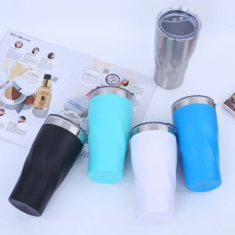 20OZ Stainless Steel Cups Vacuum Insulated mugs with lid Travel Tumbler Water Bottles Coffee mug Large Capacity Mug With Lid