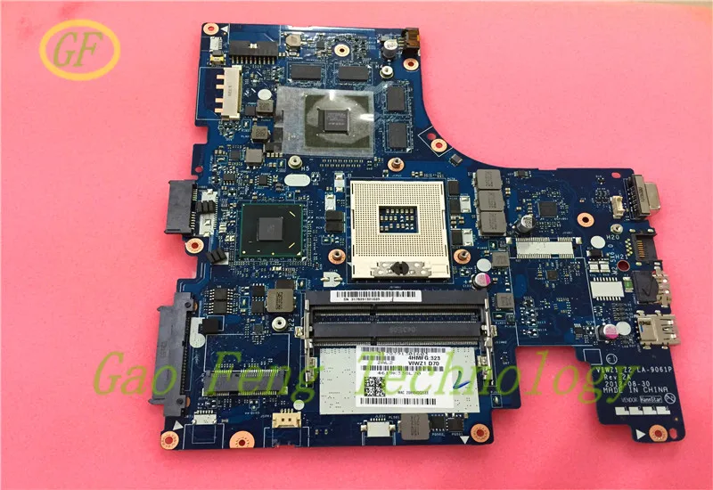 

Laptop Motherboard LA-9061P for Lenovo For ideapad Z500 VIWZ1_Z2 HM76 Non-Integrated N13P-GLR-A1 DDR3 100% Test Ok