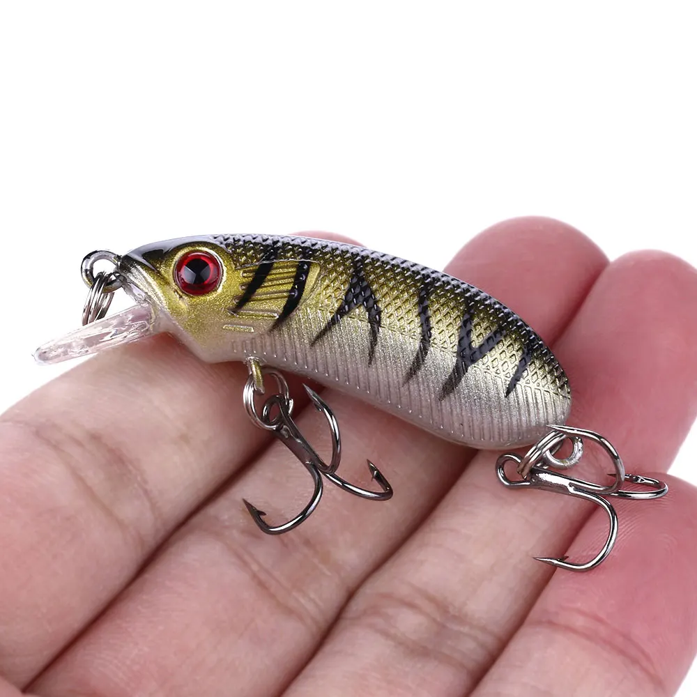 1pcs Crankbait isca artificial Fishing Lure 7g 5cm Lifelike Wobblers 8# Hooks peche fishing hard bait