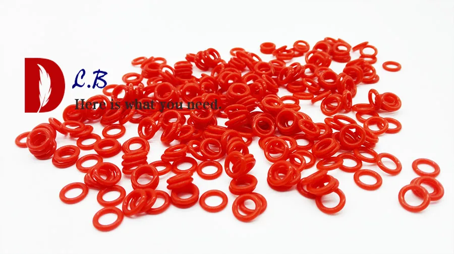 125pcs MX Cap Keyboard o ring 40A Switch Dampeners Cherry Rubber o-rings Red / Blue O Ring Replace Part