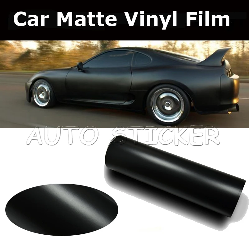 

Hot Retailing 5m/10m/15m/20/30m Black Matte Car Wrap Vinyl Film Matte Black Vinyl Wrap Matt Black Wrap Air Free Vehicle Wraps