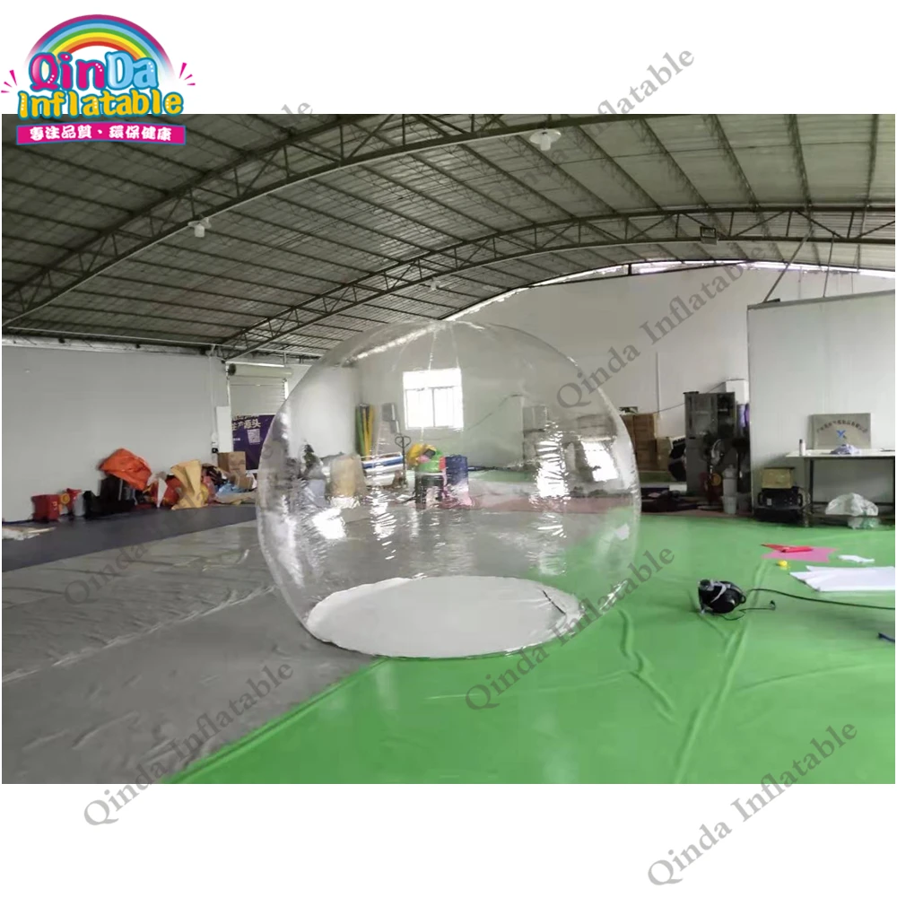 Outdoor 3m Diameter Inflatable Clear Bubble House Tent, Approval Waterproof Transparent Inflatable Igloo Tent For Camping