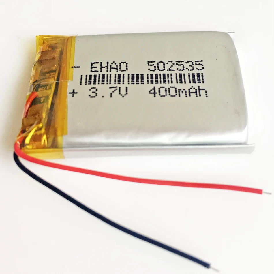 10 szt. Akumulator litowo-polimerowy LiPo 3,7 V 400 mAh 502535   Dla Mp3 PAD DVD Zestaw słuchawkowy Bluetooth Rejestrator