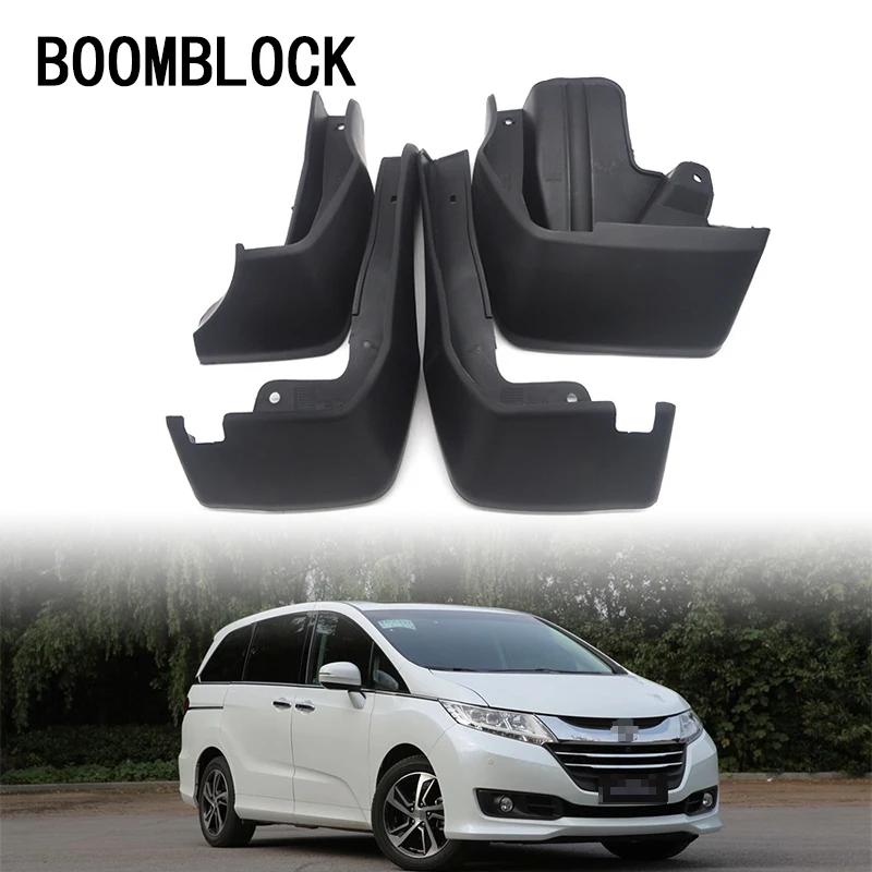 

4pcs Car Front Rear Mud Flaps Mud Flap Mudguards Fender For Honda Odyssey JDM 2014 2015 2016 2017 Auto Accessories