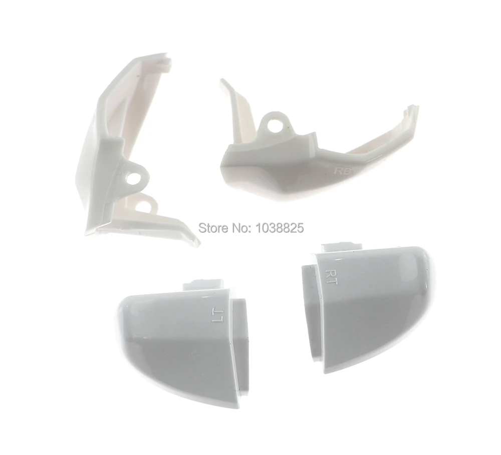 เปลี่ยน LB RB LT RT ด้านบนด้านล่าง Trigger ปุ่ม Shell สำหรับ Xbox One Controller อะไหล่ซ่อม4ชิ้น/ล็อต = 1ชุด