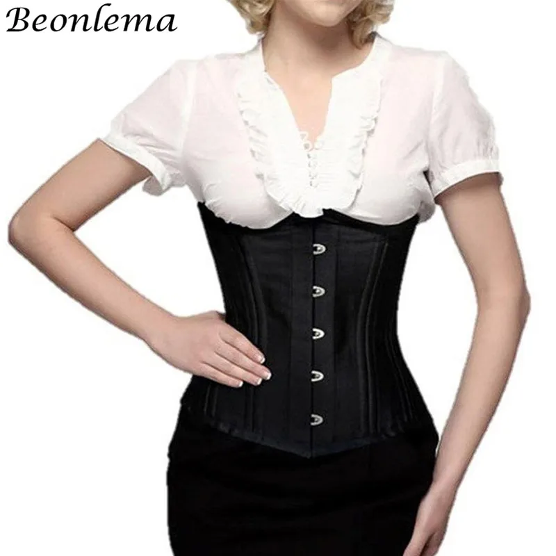 Beonlema 26 Steel Bone Waist Corset  Shapers tummy slimming sheath Waist Trimmer Women Shapewear 6XL cinta modeladora