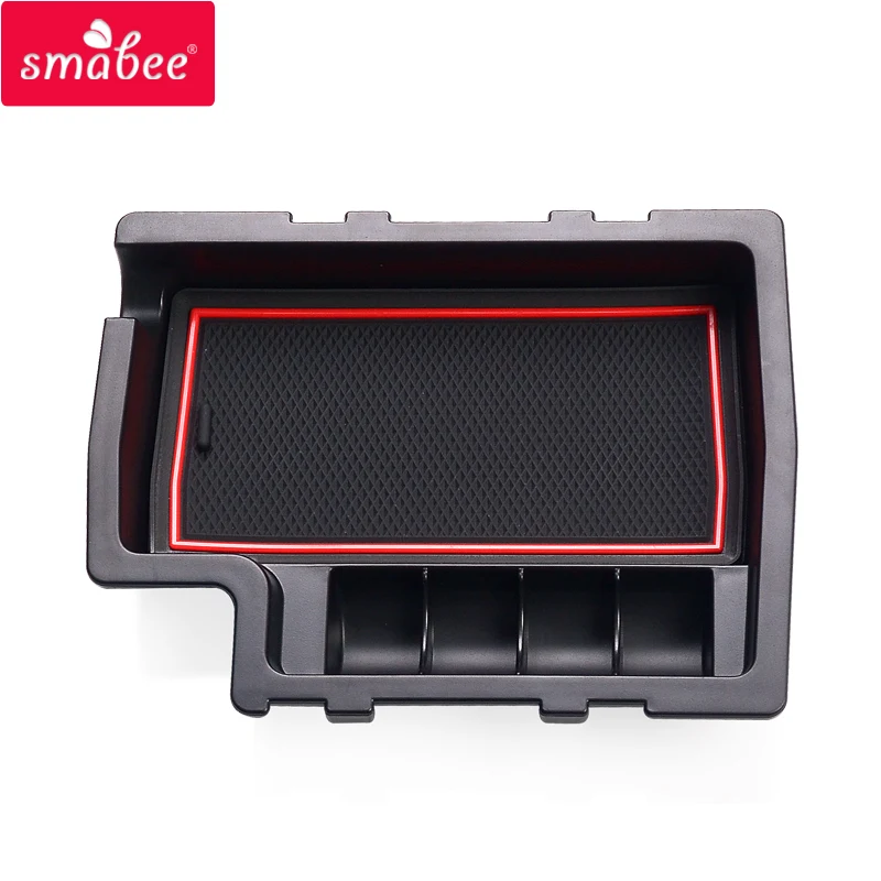 Smabee for Subaru Xv Crosstrek 2012 2013 2014 2015 2016 2017 Central Armrest Storage Box Container Holder Tray Container Console