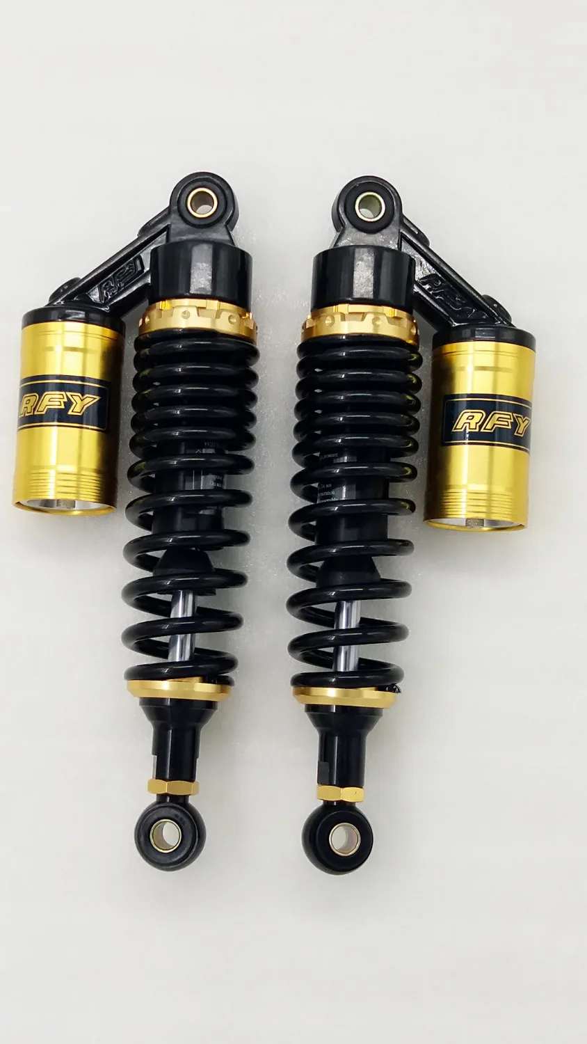 

new 8mm spring 1 Pair 300mm 310mm Motorcycle Rear Shock Absorber FOR HYOSUNG GV650 GV700 YAMAHA XV250 VIRAGO black