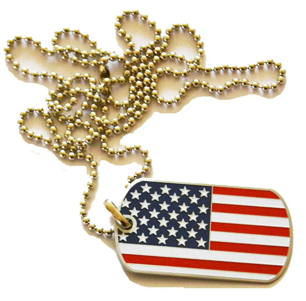 

flag Dog Tag big discount custom America Stars & Stripes Flag dog tag cheap Personalised flag dog tag cheap usa flag dog tag