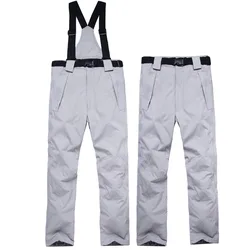 Men's Ski Pants Brand New Outdoor Sports High Quality Halter women's Windproof Waterproof Warm Winter Snowboard Snowboard