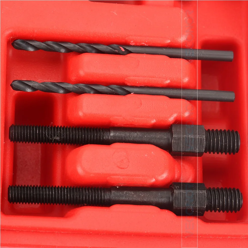 8mm 10mm Damaged Glow Plug Removal Remover Thread Repair Drill Wrench Spark Plug Gap Extractor Tool Kit