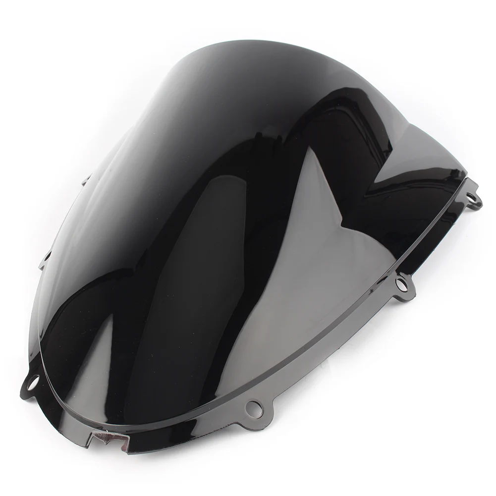 Motorcycle Windshield Windscreen Double Bubble For Kawasaki Ninja ZX6R 2005 2006 2007 2008 & ZX636 2005-2006