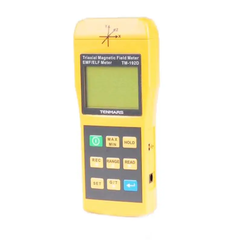 TM-192 Auto Range triaxial magnetic field meter EMF ELF METER with USB interface