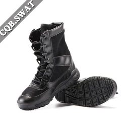 CQB.SWAT Tactical Boots Summer Combat Boots Breathable Wearable Male Special Force Boots ZD-Rain