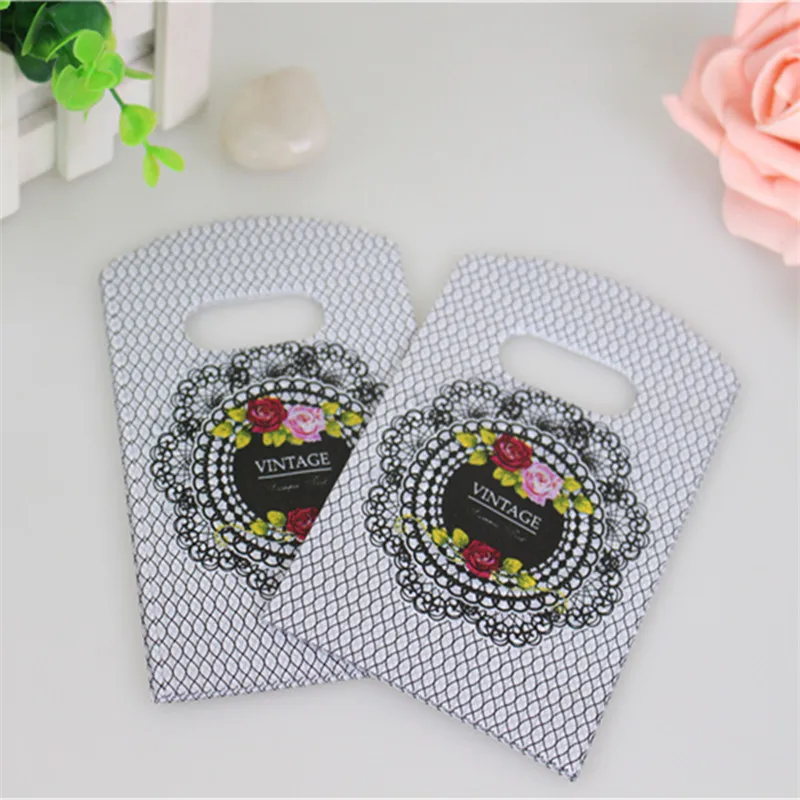 Hot Sale New Style Wholesale 50pcs/lot 9*15cm High Quality Luxury Vintage Small Gift Packaging Bags