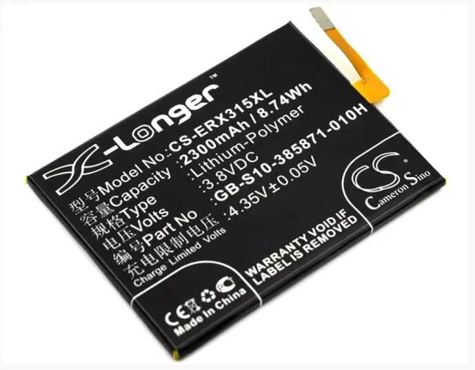 Cameron Sino 2300mAh battery for SONY F3111 F3112 F3113 F3115 F3116 Xperia XA Xperia XA LTE GB-S10-385871-010H