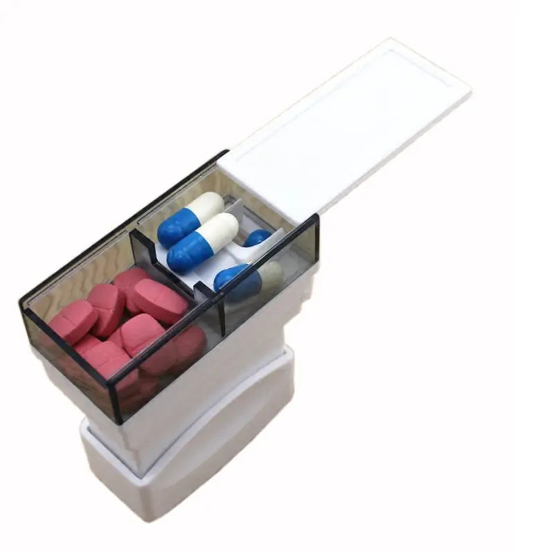 

Устройство для разбивания таблеток с пластиковыми клейкими вставками, резак для старых таблеток, контейнер для лекарств, экологичный.