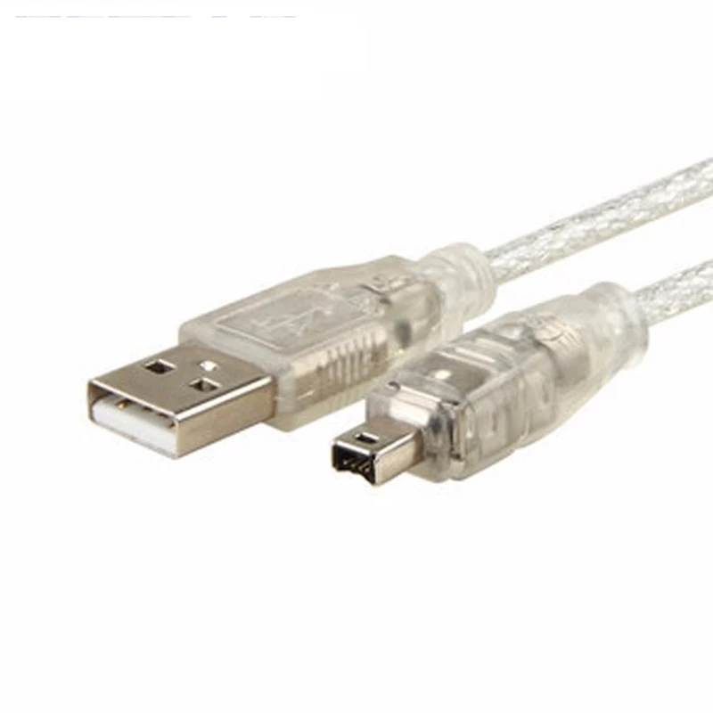 USB Male to Firewire IEEE 1394 4 Pin Male iLink Adapter Cord firewire 1394 Cable for SONY DCR-TRV75E DV