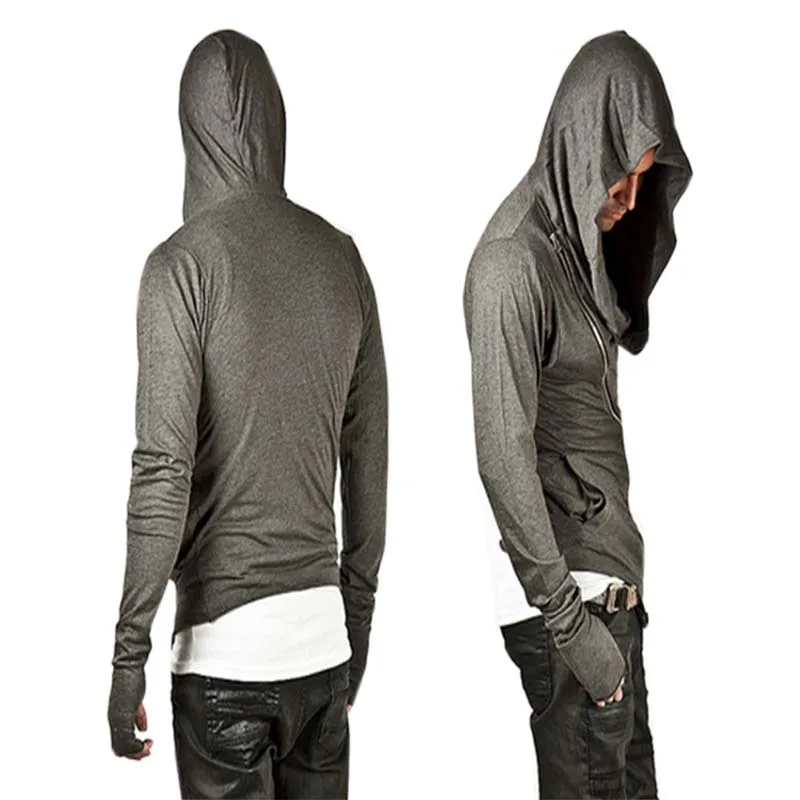 New Fashion Hoodies Men Hip Hop Sweatshirts Mens Brand Solid Hooded Zipper Hoodie Cardigan Sweatshirt Men Hoody Plus Size S-3XL