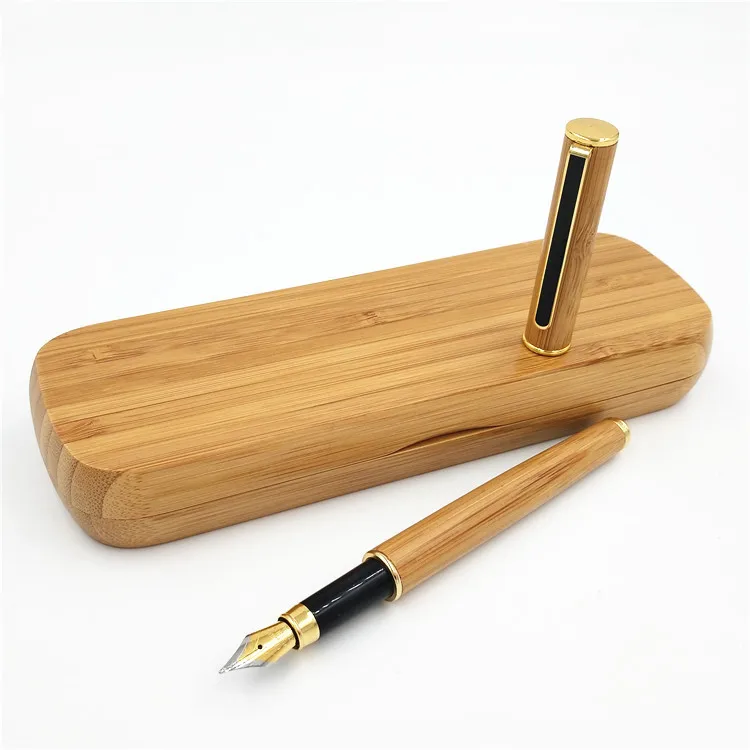 

Creative Bamboo Pen Set Bamboo Fountain Pen Campus Graduation Party Creative Gifts teachers gift