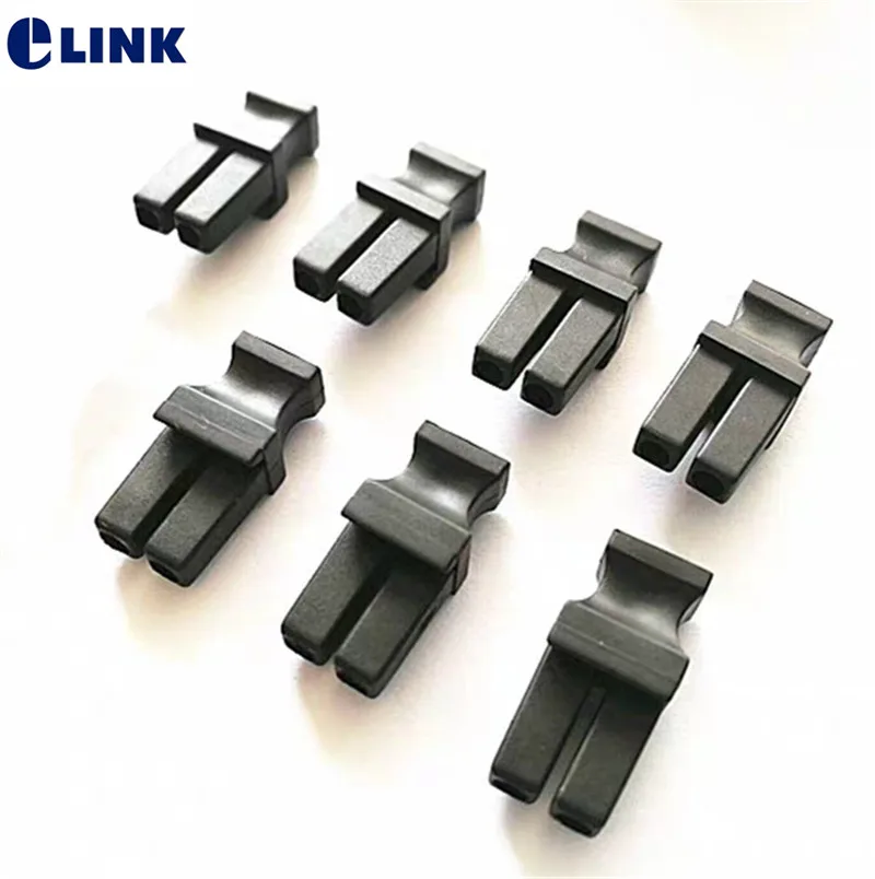 Podwójna osłona przeciwpyłowa LC do SFP moduł optyczny DX pokrowiec ochronny do nadajnik-odbiornik SFP HG z miękkiego silikonu darmowa wysyłka ELINK 100 szt