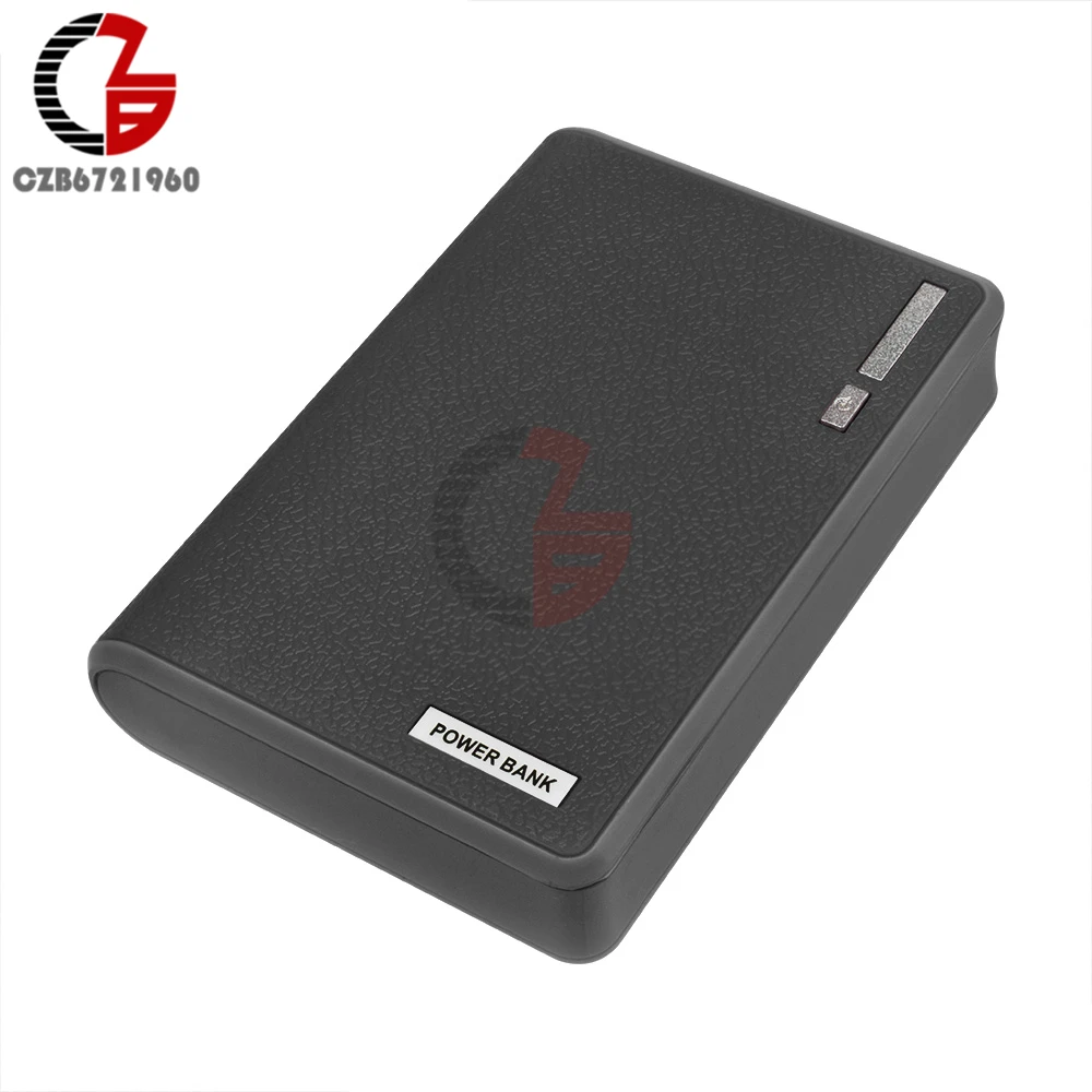 20000mAh 4X 18650 Cassa Del Supporto della Banca di Potere 5V 1A 2A Dual USB Mobile di Potere Del Caricatore di Ricarica FAI DA TE Scatola shell per