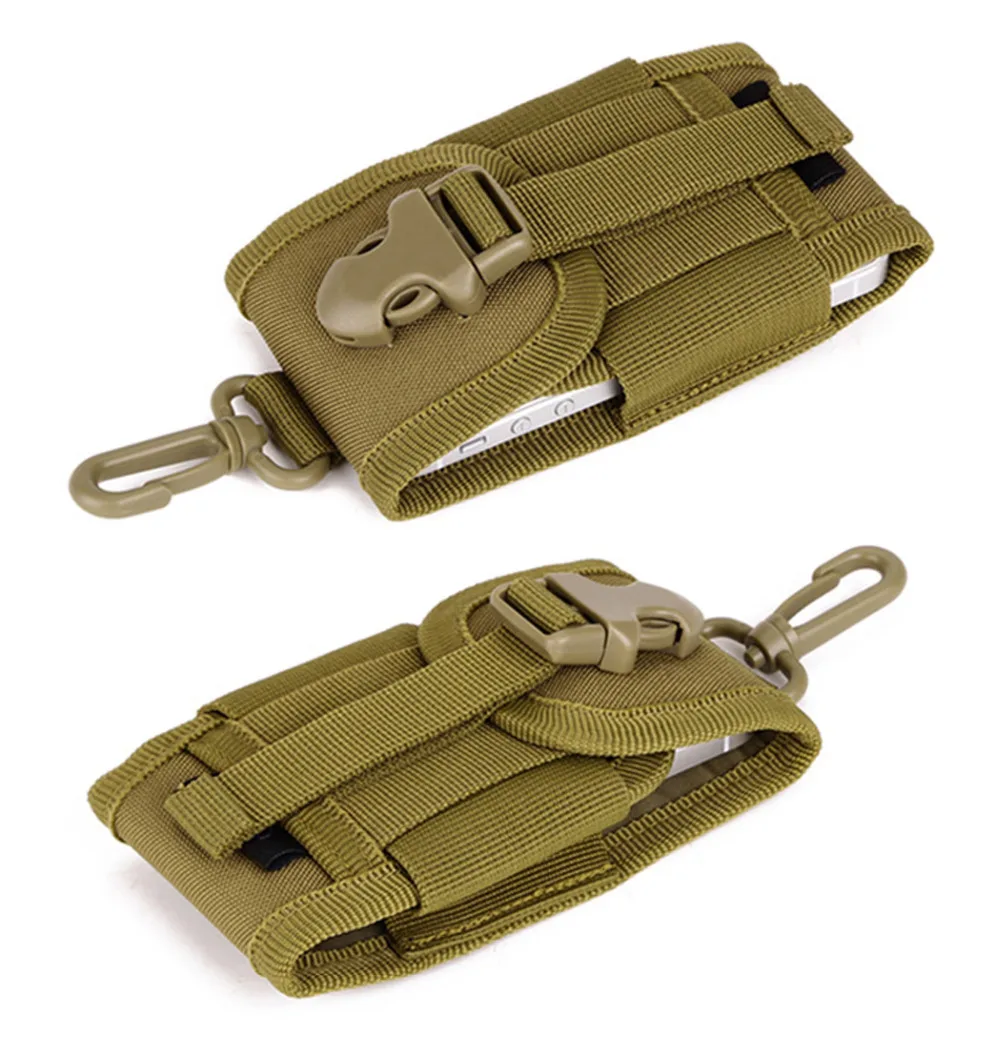 Chất Lượng Cao Nam Nylon Molle Fanny Túi Thắt Lưng Túi Túi Hông Bum Quân Sự Tấn Công Nam Móc Ví Cell/Di Động ốp Lưng Điện Thoại Dây