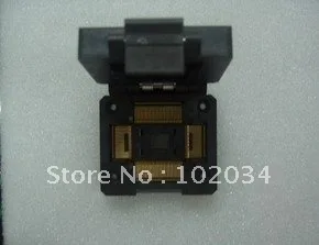 100% NEW IC51-1284 QFP128 TQFP128 IC Test Socket / Programmer Adapter / Burn-in Socket ( IC51-1284-1433) 0.5MM