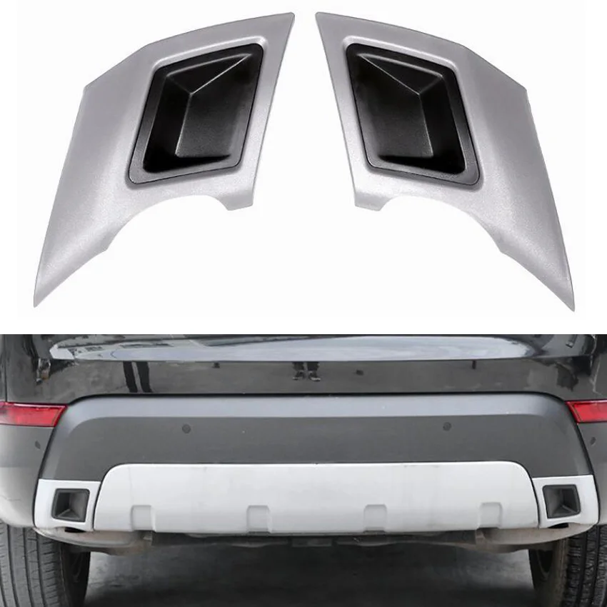 

For Land Rover Discovery 5 S/SE LR5 2017 2018 Car Tail Throat Exhaust Decor Protection Cover Trim Styling Moldings Accessories