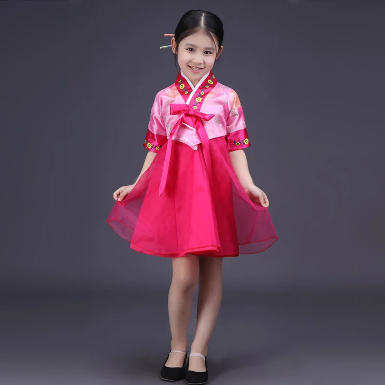 Dadongzheng-Robe coréenne pour enfants, olympiques ethniques 303 pour filles, scène 303