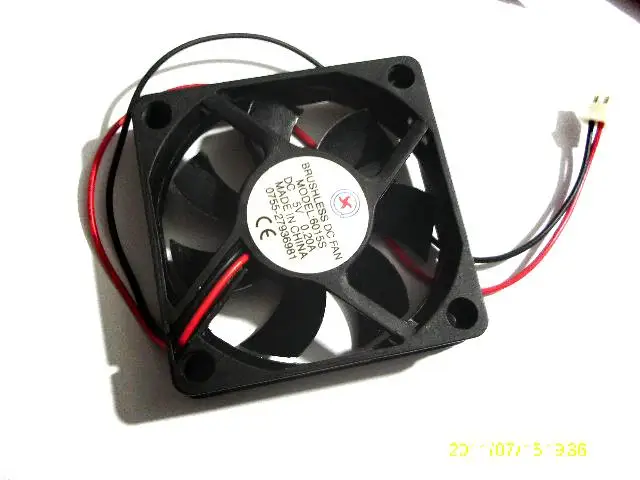 1pcsx DC 6015S 60x60x15mm 5V  2 Wires Brushless DC Cooling Fan