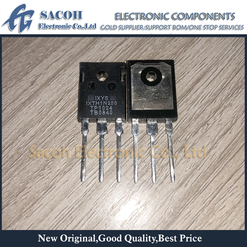 

Refurbished Original 1Pcs/Lot IXTH1N250 1N250 OR IXTH1N100 TO-247 1.5A 2500V High Voltage Power MOSFET