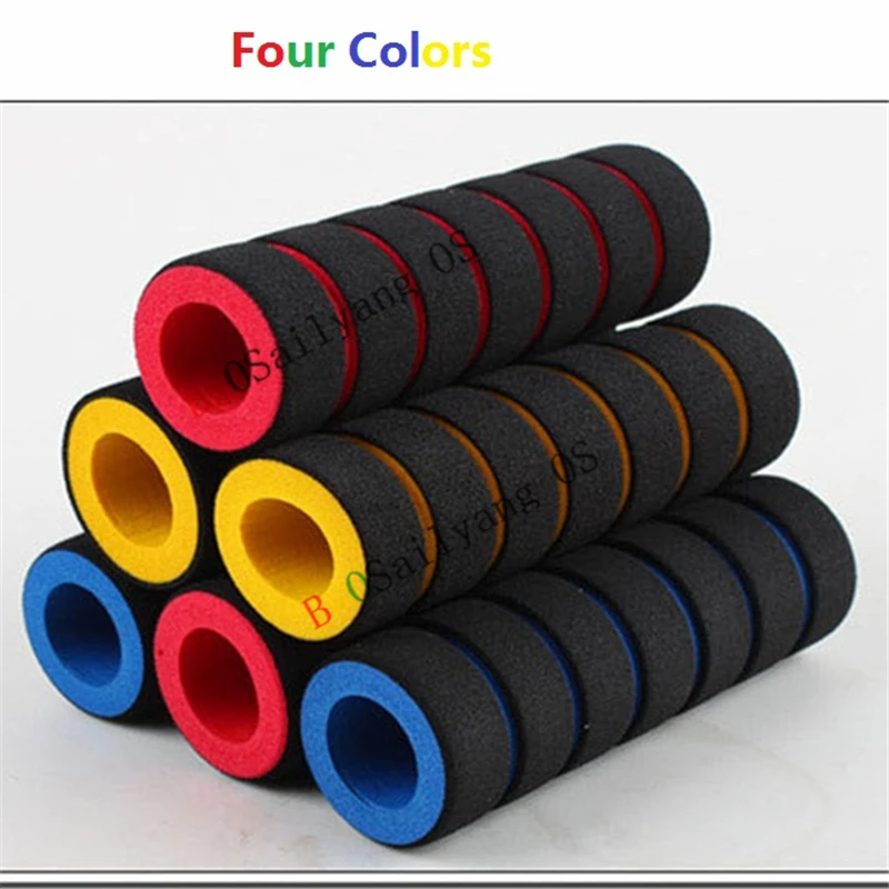 Hot Sale New 2 pieces Bicycle Handle Handlebar Soft Sponge Foam Cover Bar Grips Nonslip Skidproof For Bike Bicycle