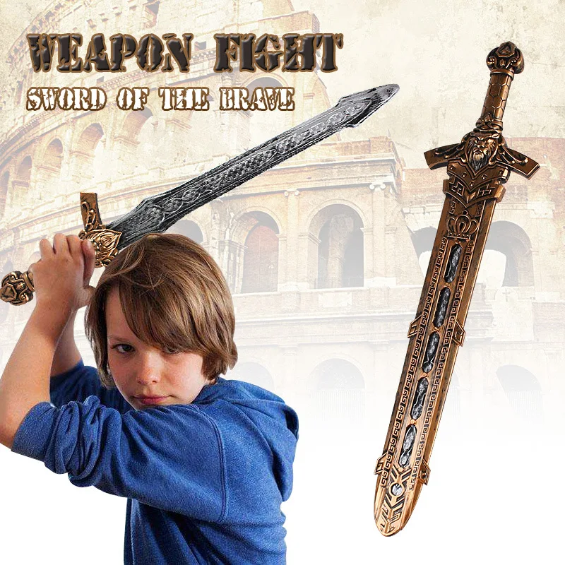 60 centimetri di Grandi Dimensioni Spada Giocattolo Creativo di Simulazione Modello di Arma Bronzo Warfare Ragazzo Regalo Di Compleanno Per I Bambini Un Picese