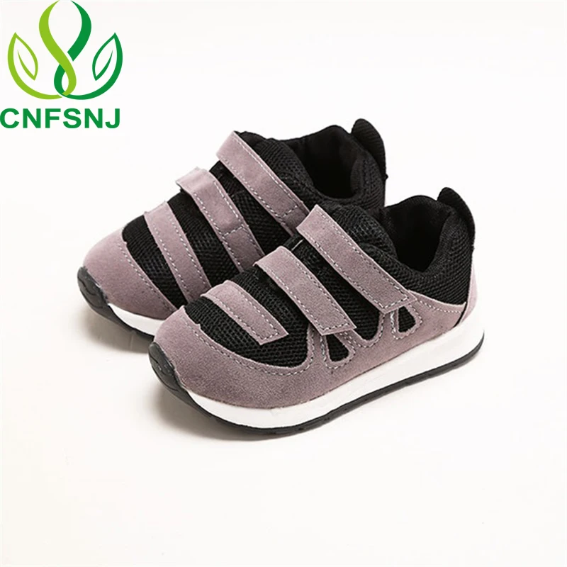 CNFSNJ new spring autumn boys girls shell headboard sneakers breathable stripes stretch casual non-slip shoes 21-25